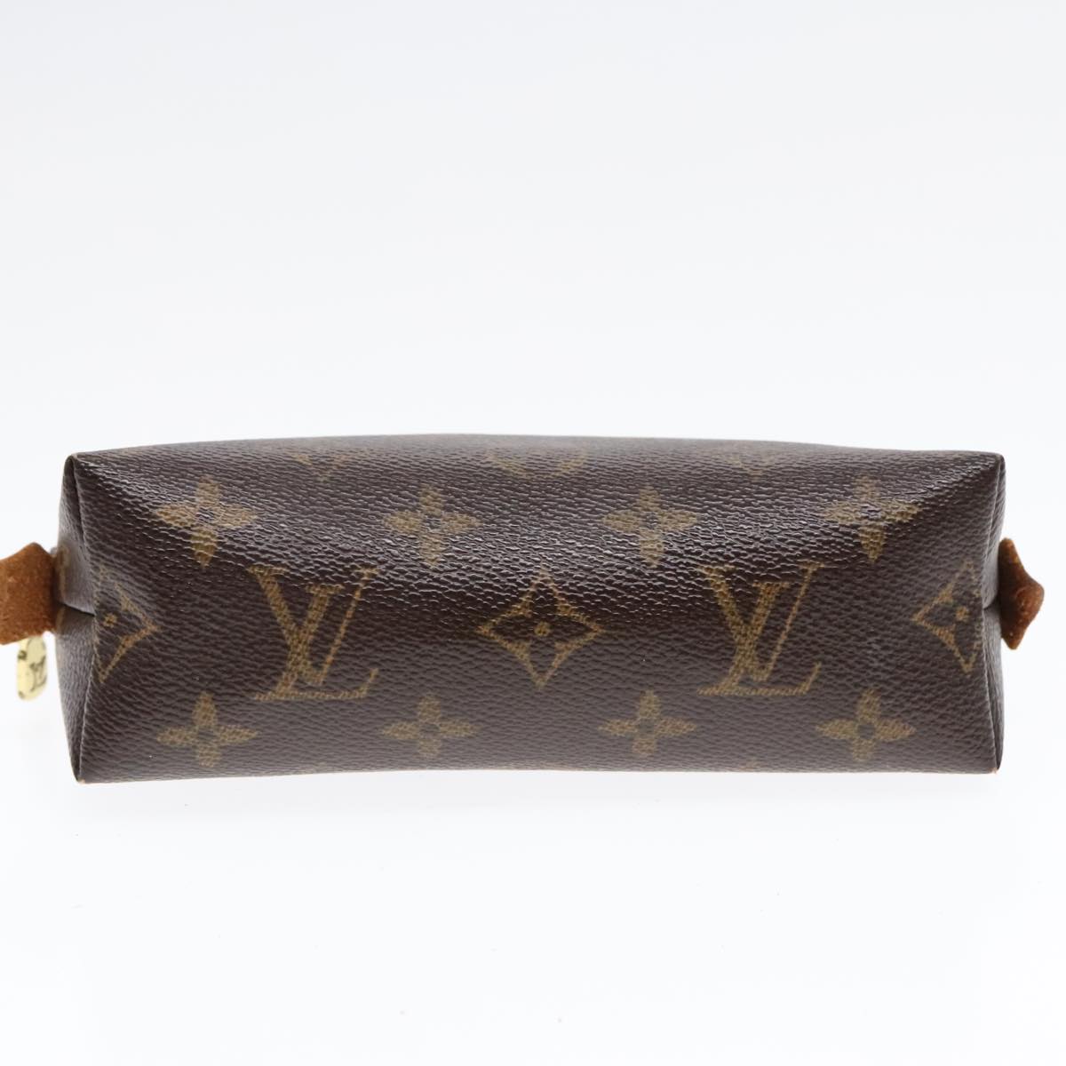 LOUIS VUITTON Monogram Pochette Cosmetic PM Cosmetic Pouch M47515 LV Auth 92308