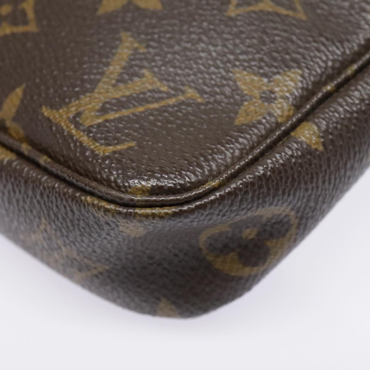 LOUIS VUITTON Monogram Pochette Accessoires Pouch M51980 LV Auth 92310