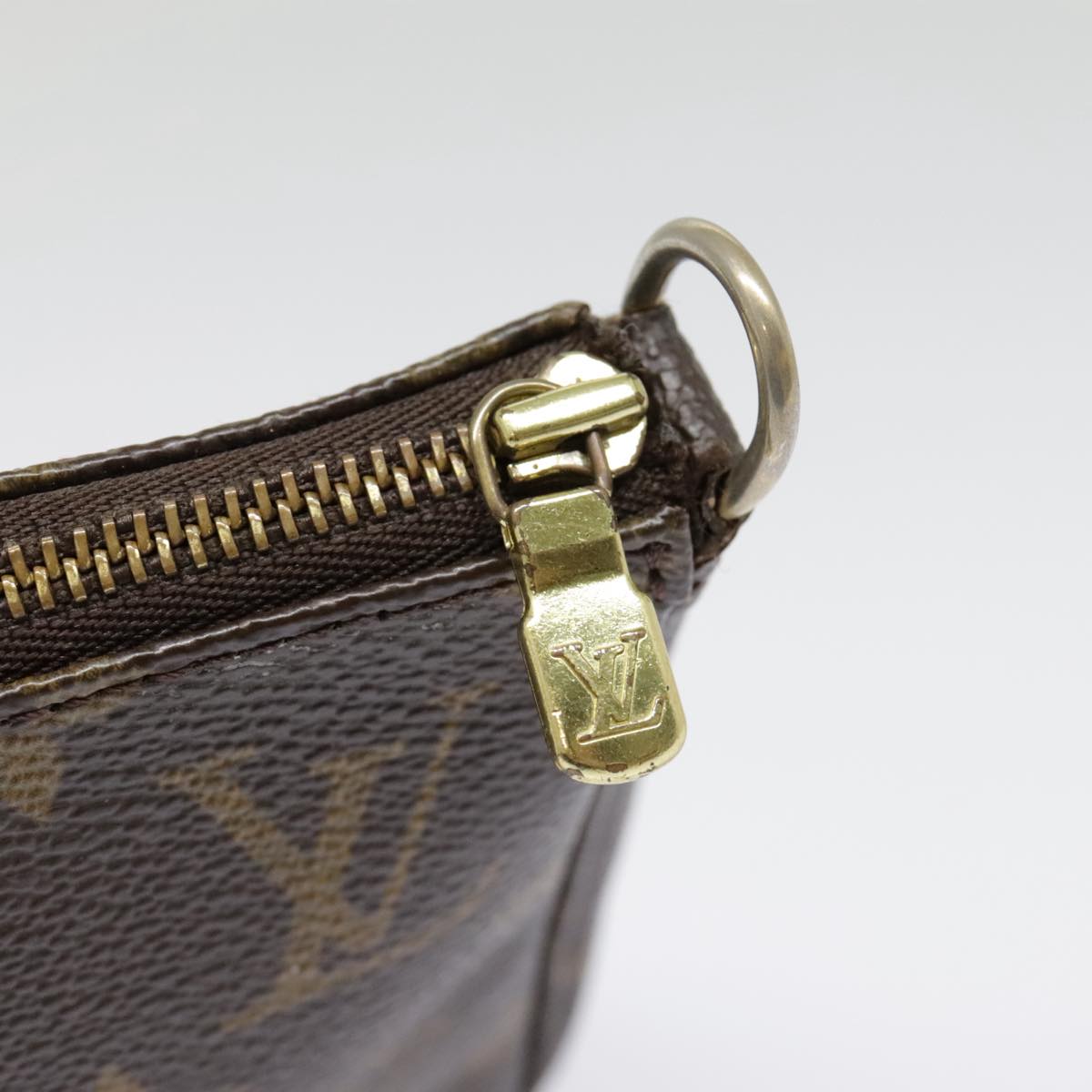 LOUIS VUITTON Monogram Pochette Accessoires Pouch M51980 LV Auth 92310