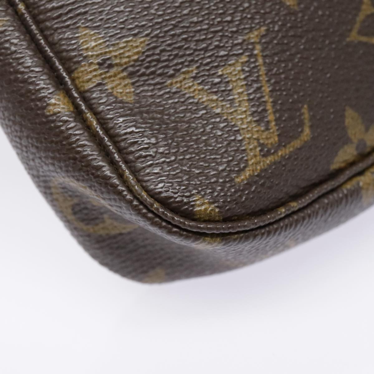 LOUIS VUITTON Monogram Pochette Accessoires Pouch M51980 LV Auth 92310