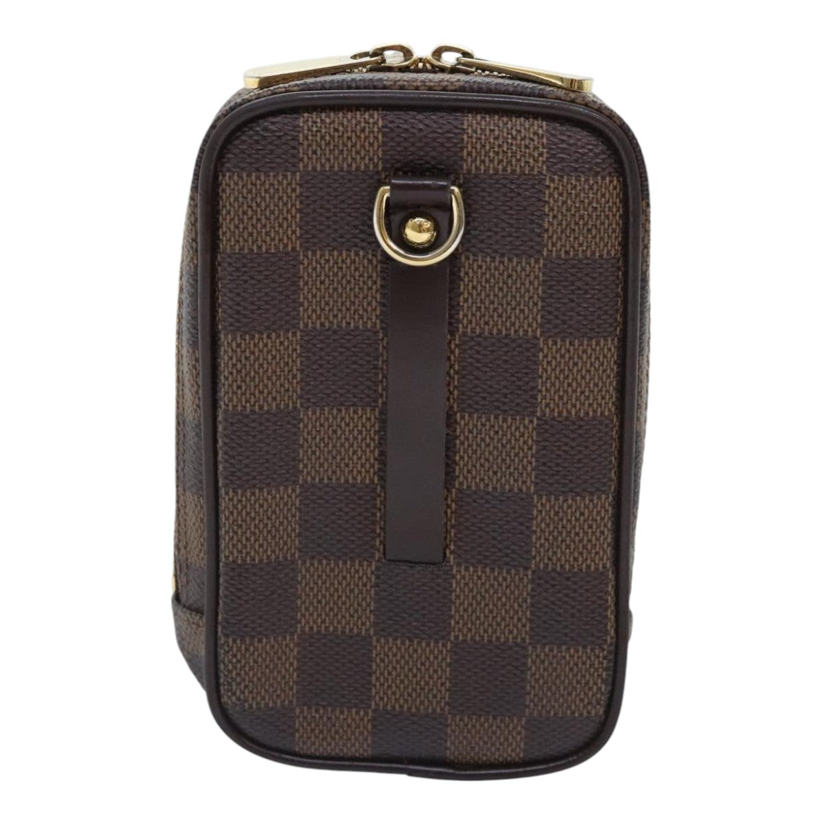 LOUIS VUITTON Damier Ebene Etui Okapi PM Pouch N61738 LV Auth 92311