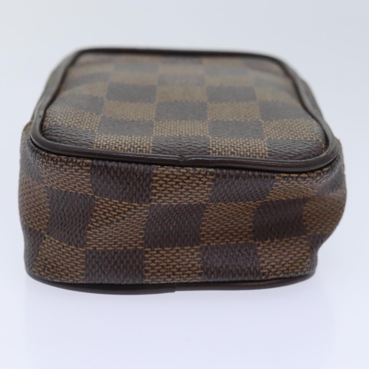 LOUIS VUITTON Damier Ebene Etui Okapi PM Pouch N61738 LV Auth 92311