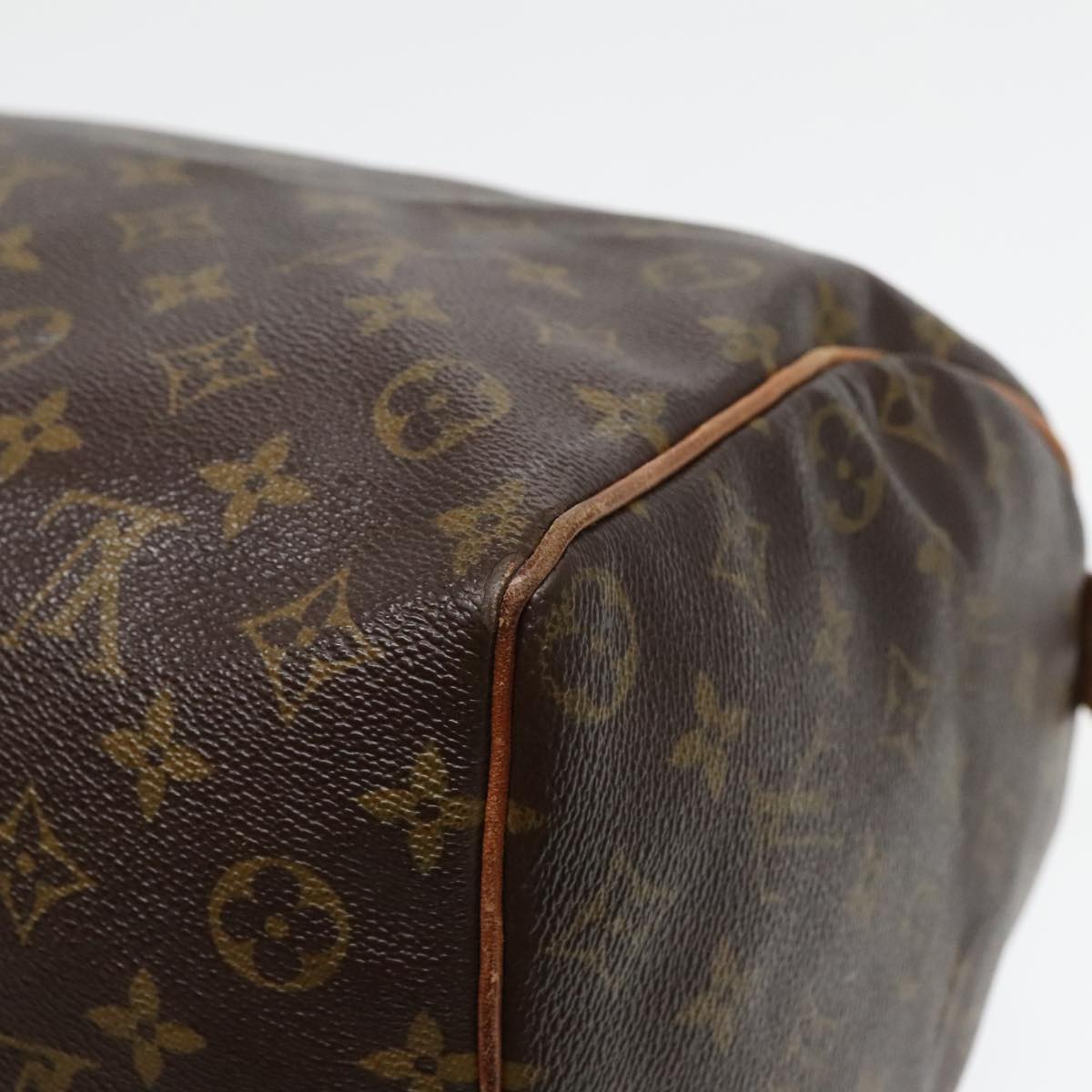 LOUIS VUITTON Monogram Speedy 35 Hand Bag M41524 LV Auth 92351