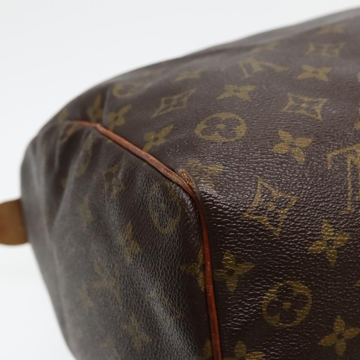 LOUIS VUITTON Monogram Speedy 35 Hand Bag M41524 LV Auth 92351