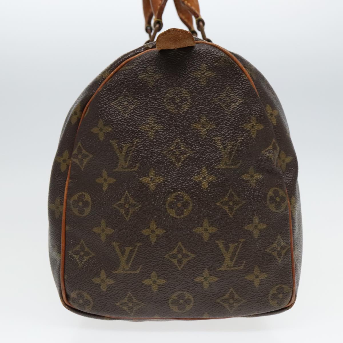 LOUIS VUITTON Monogram Speedy 35 Hand Bag M41524 LV Auth 92351