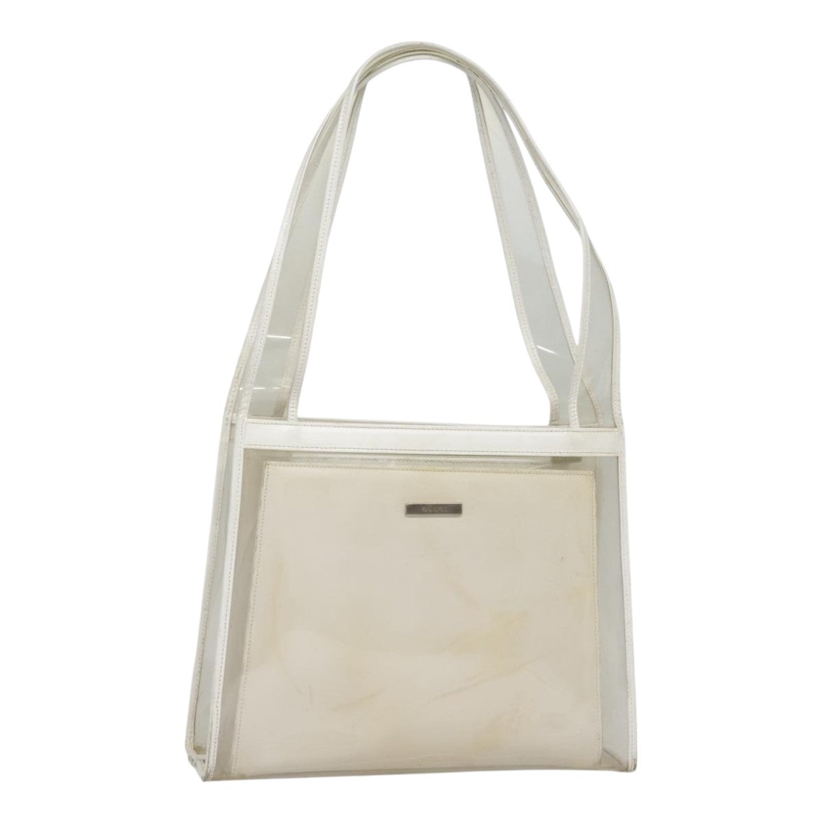 GUCCI Tote Bag Vinyl Clear 001 2058 1773 5 Auth 92362