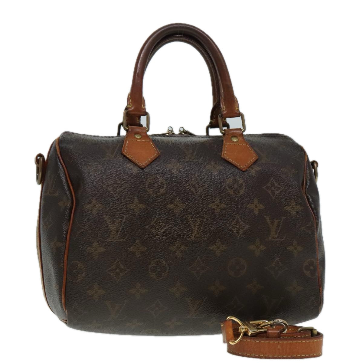 LOUIS VUITTON Monogram Speedy Bandouliere 30 Hand Bag M40391 LV Auth 92368