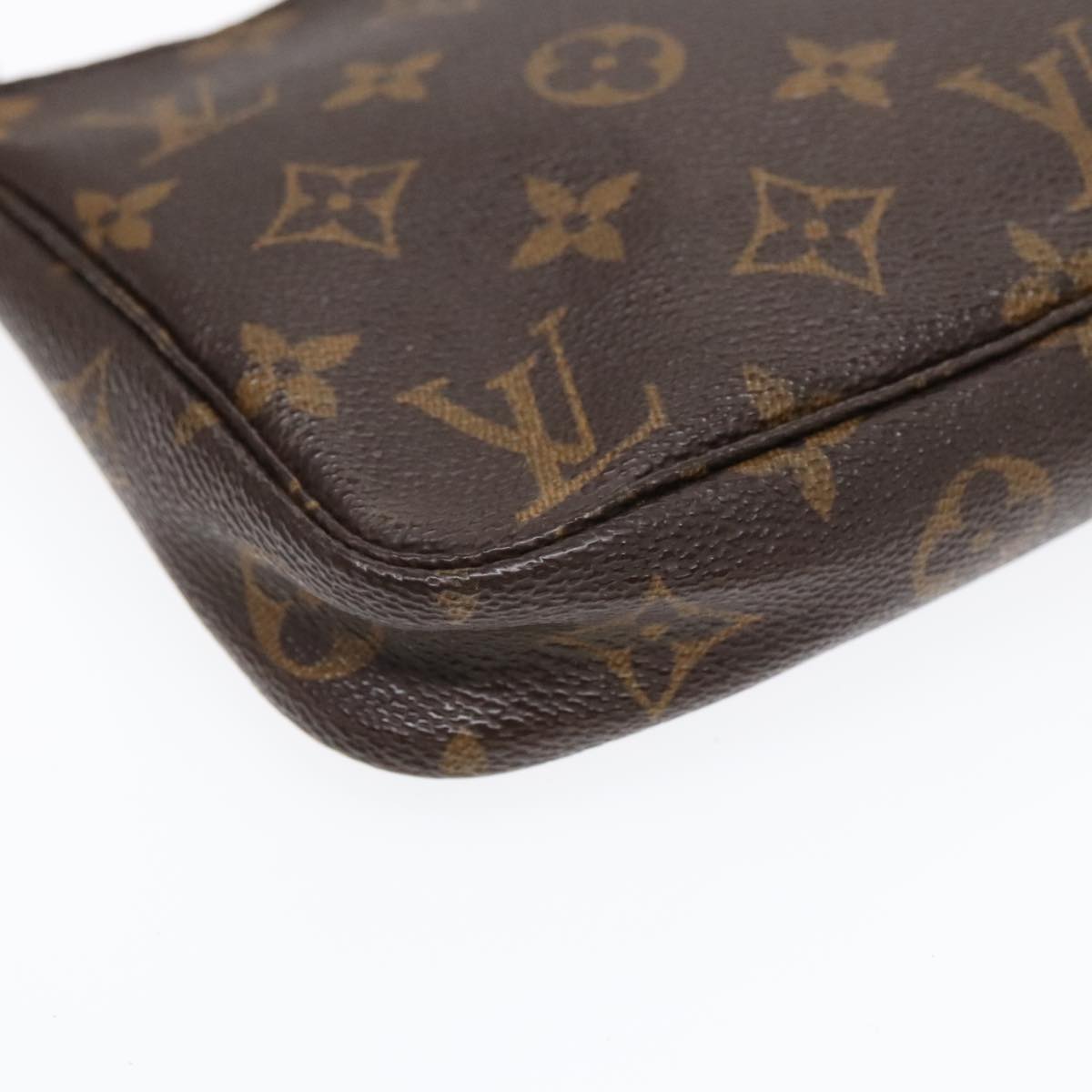 LOUIS VUITTON Monogram Pochette Accessoires Pouch M51980 LV Auth 92414