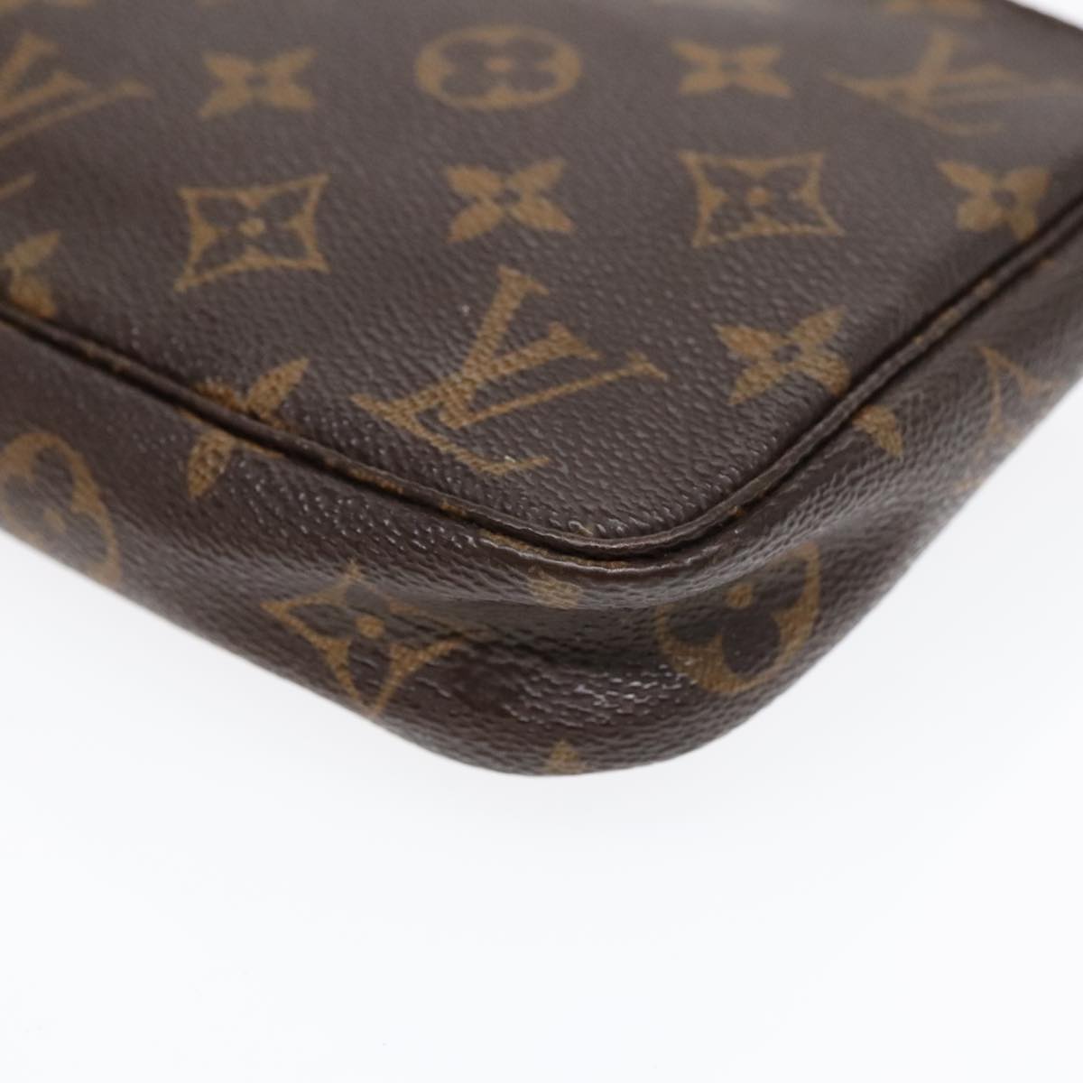 LOUIS VUITTON Monogram Pochette Accessoires Pouch M51980 LV Auth 92414