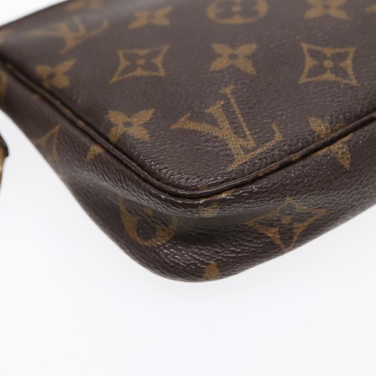 LOUIS VUITTON Monogram Pochette Accessoires Pouch M51980 LV Auth 92414