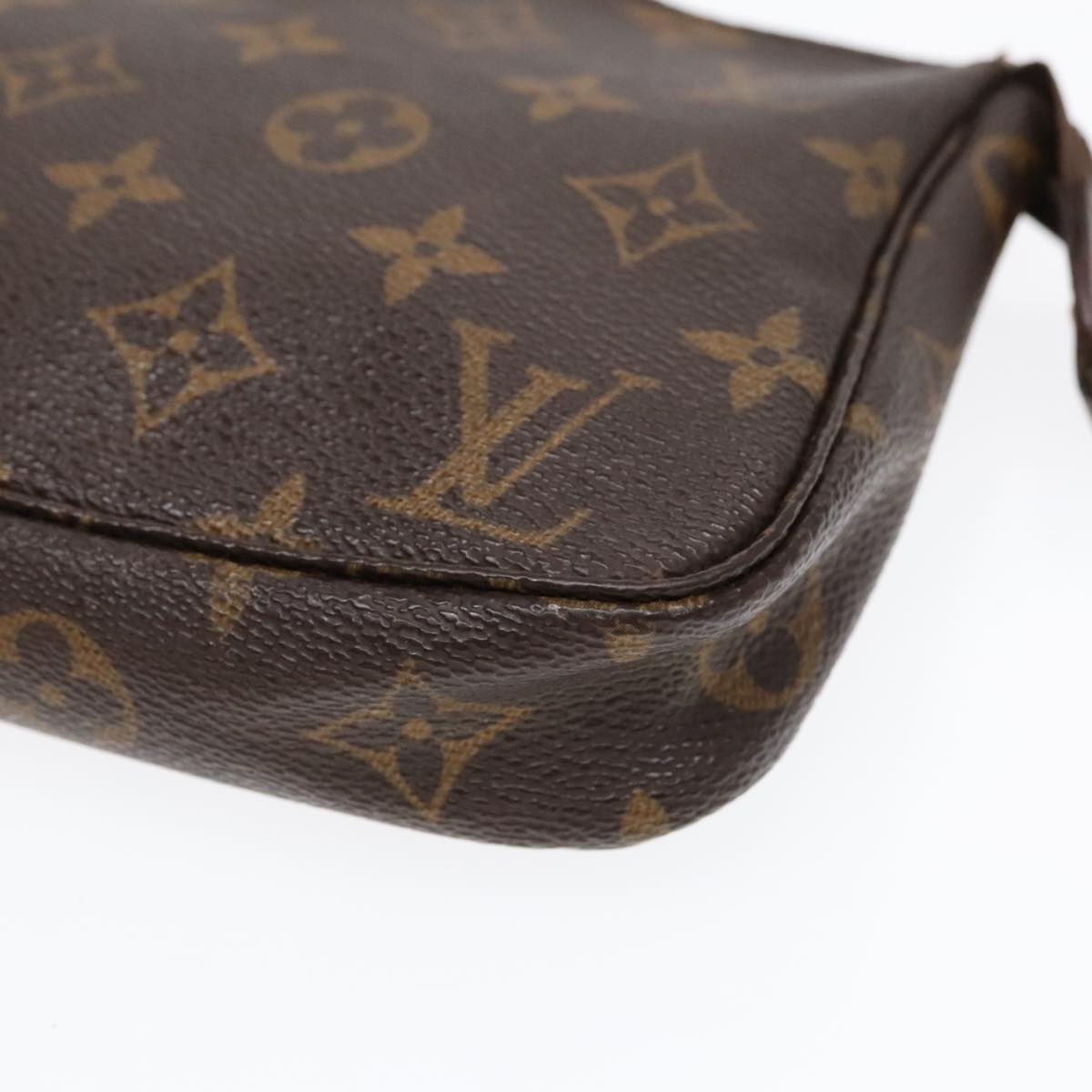 LOUIS VUITTON Monogram Pochette Accessoires Pouch M51980 LV Auth 92414