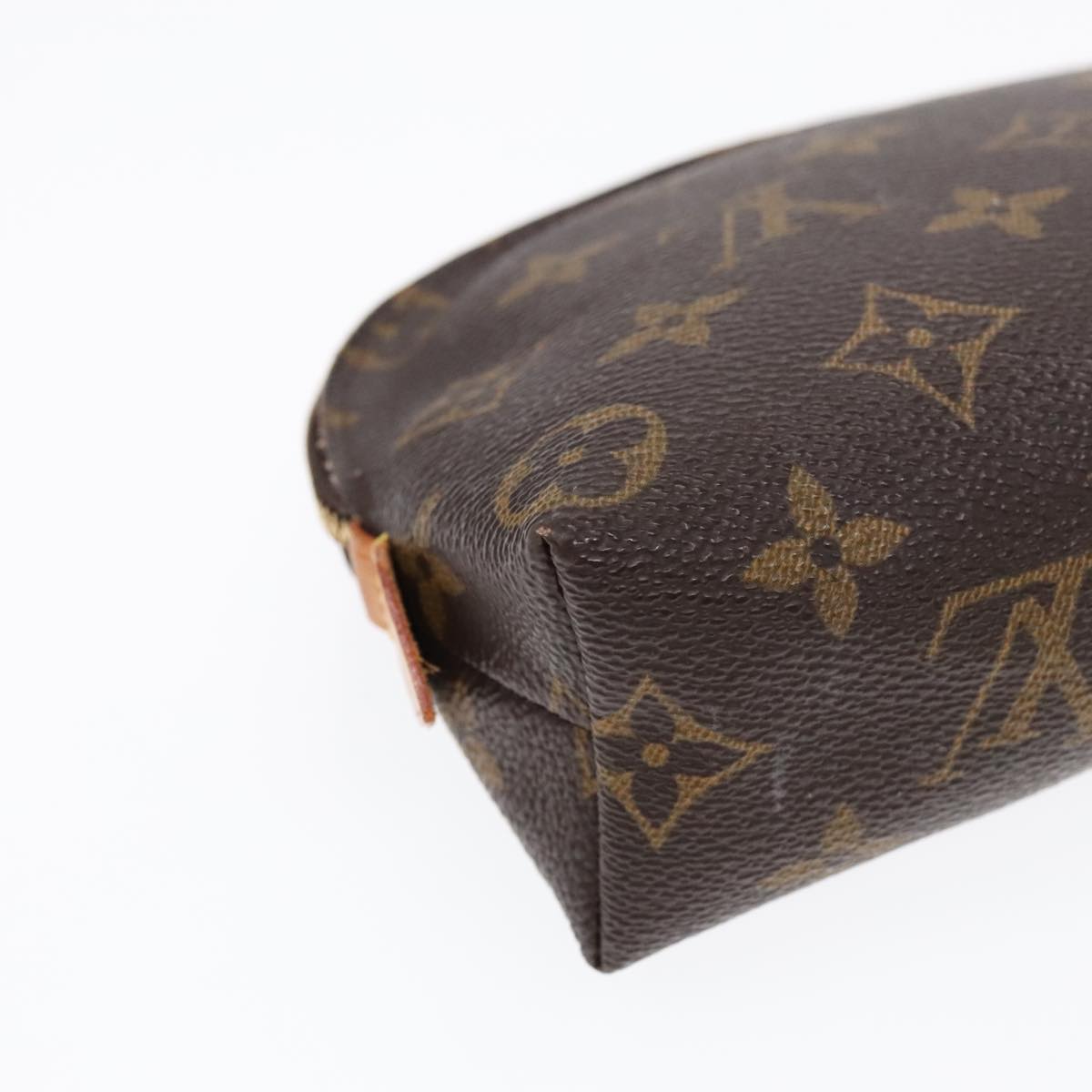 LOUIS VUITTON Monogram Pochette Cosmetic PM Cosmetic Pouch M47515 LV Auth 92417