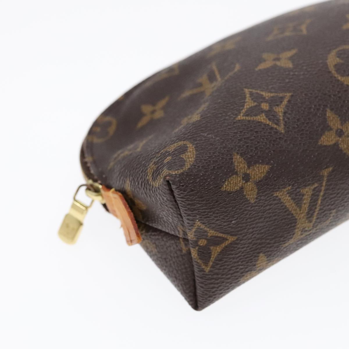 LOUIS VUITTON Monogram Pochette Cosmetic PM Cosmetic Pouch M47515 LV Auth 92417