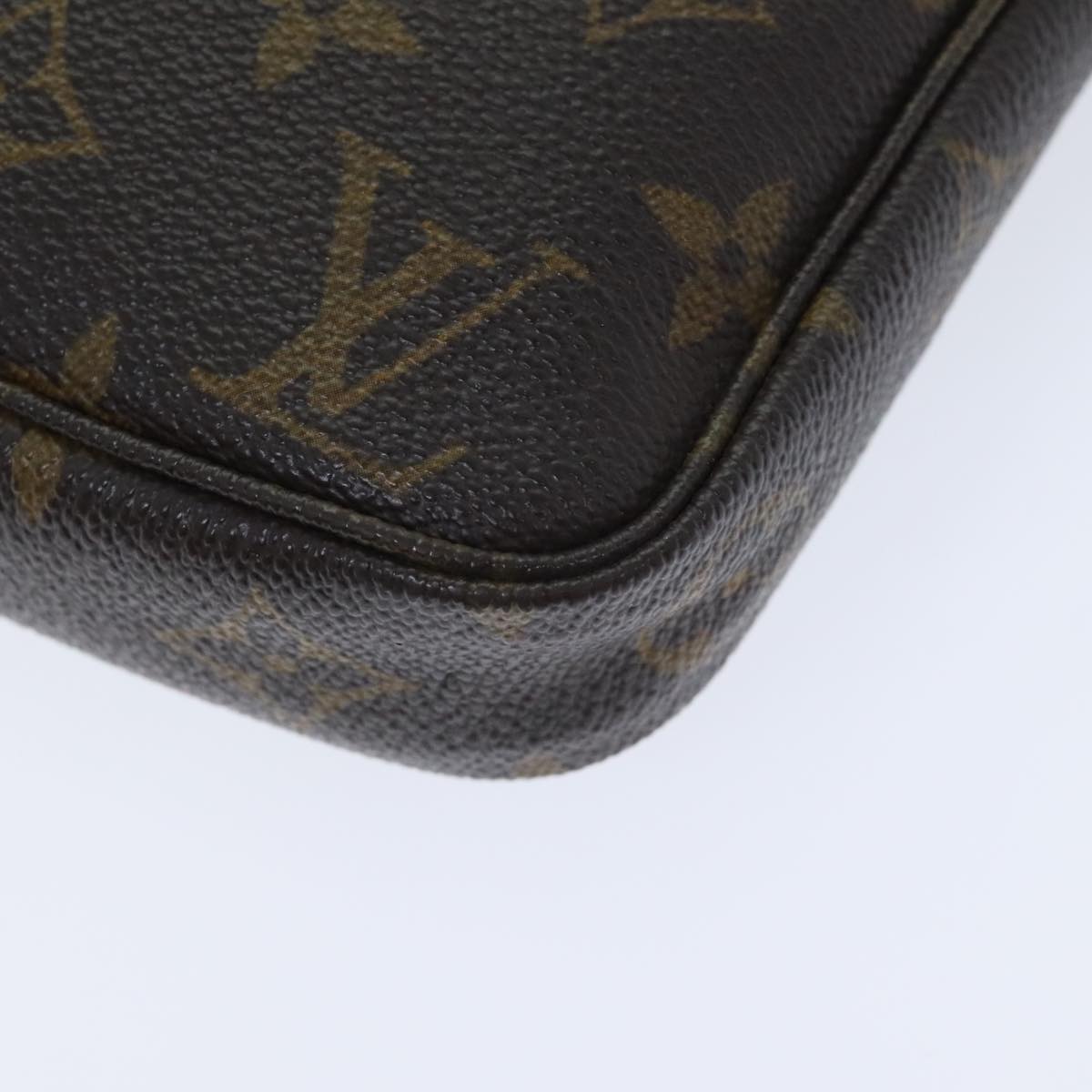 LOUIS VUITTON Monogram Pochette Accessoires Pouch M51980 LV Auth 92418