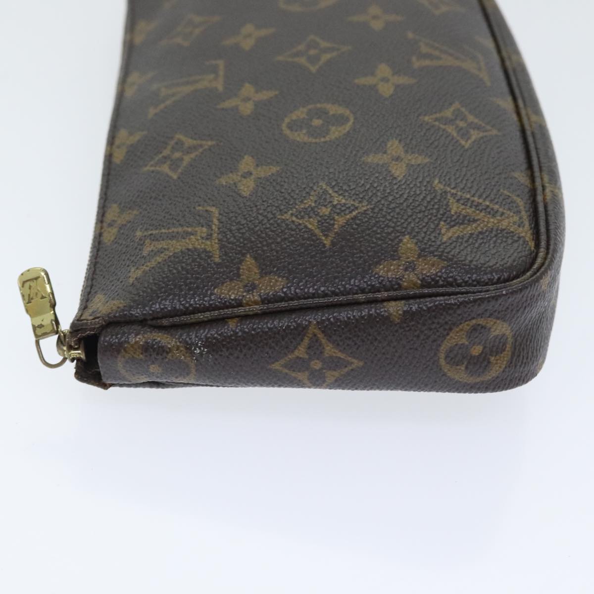 LOUIS VUITTON Monogram Pochette Accessoires Pouch M51980 LV Auth 92418