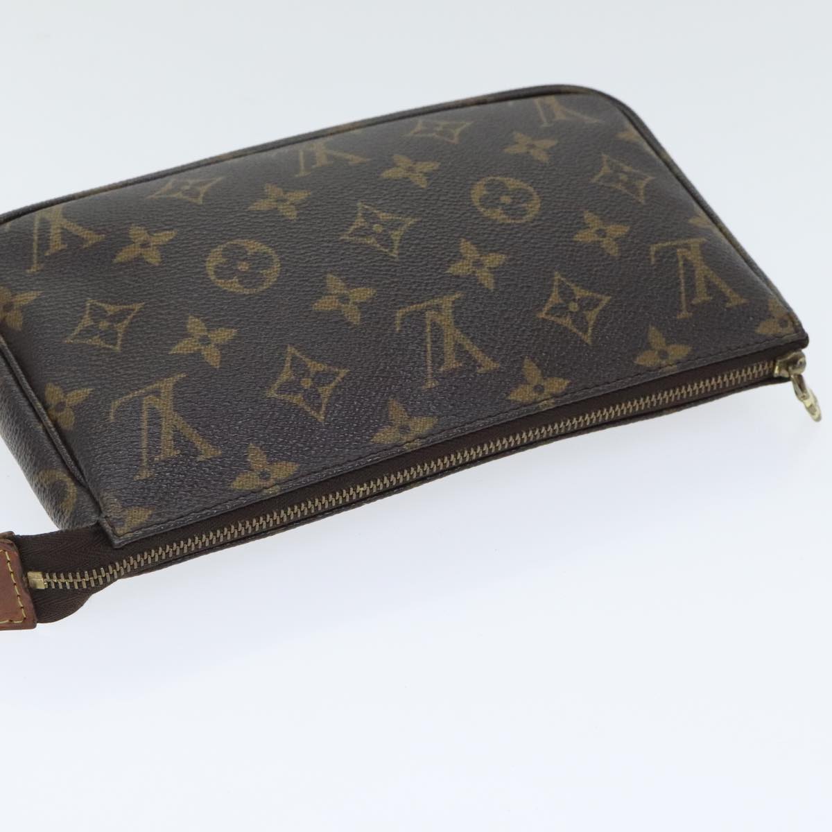 LOUIS VUITTON Monogram Pochette Accessoires Pouch M51980 LV Auth 92418