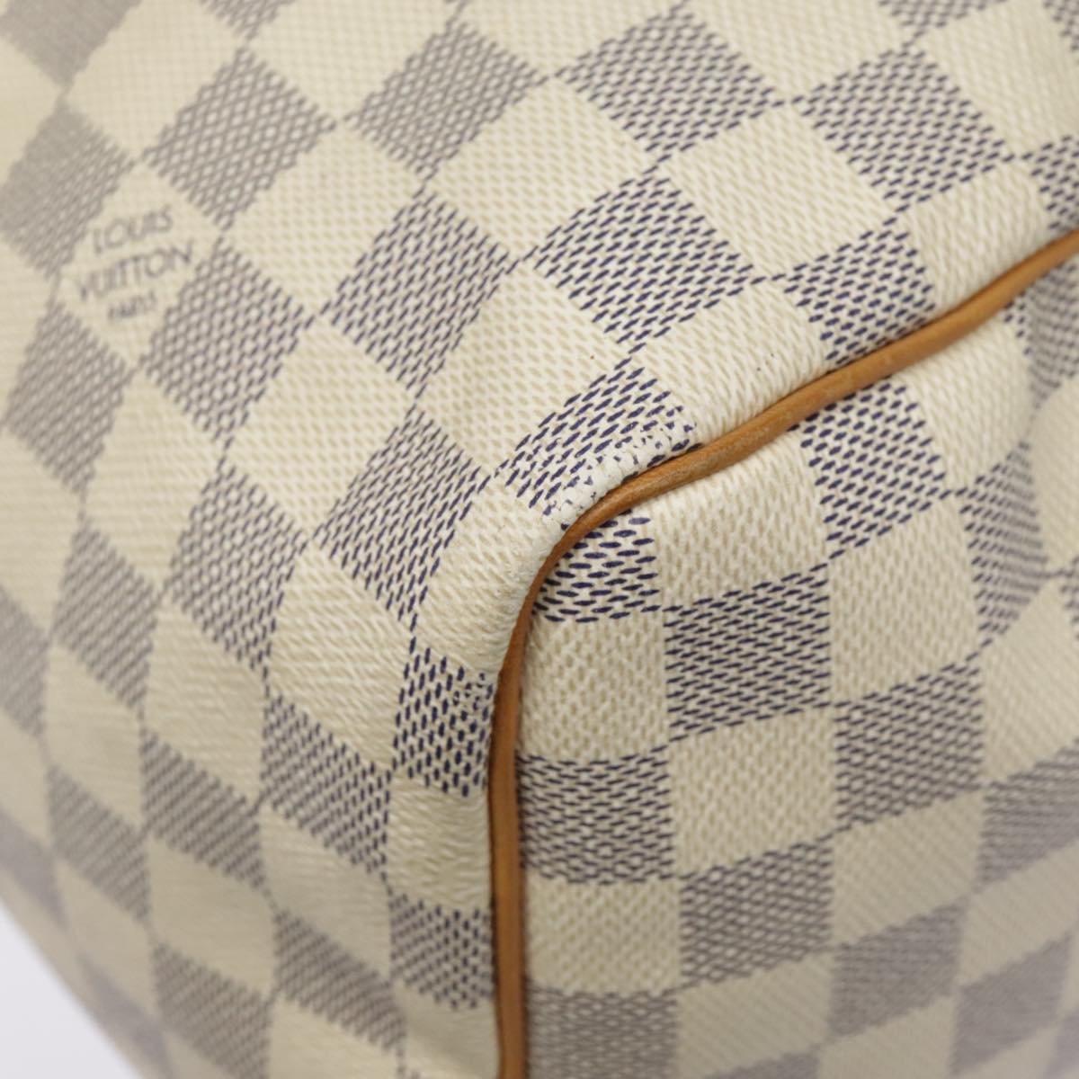 LOUIS VUITTON Damier Azur Speedy 30 Hand Bag N41533 LV Auth 92440