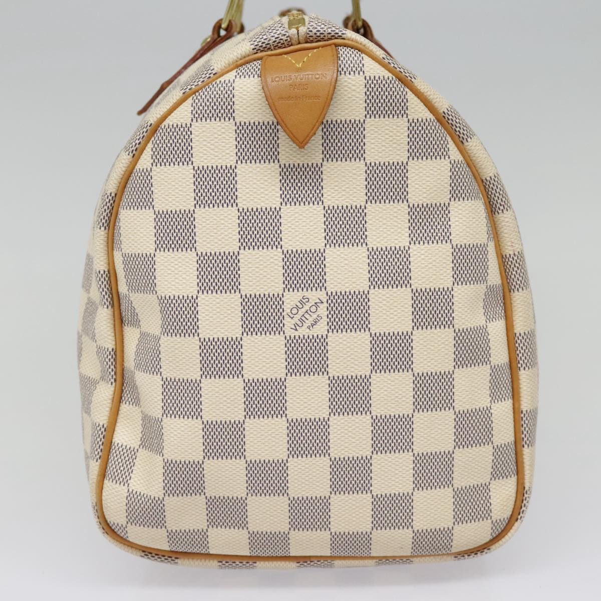 LOUIS VUITTON Damier Azur Speedy 30 Hand Bag N41533 LV Auth 92440