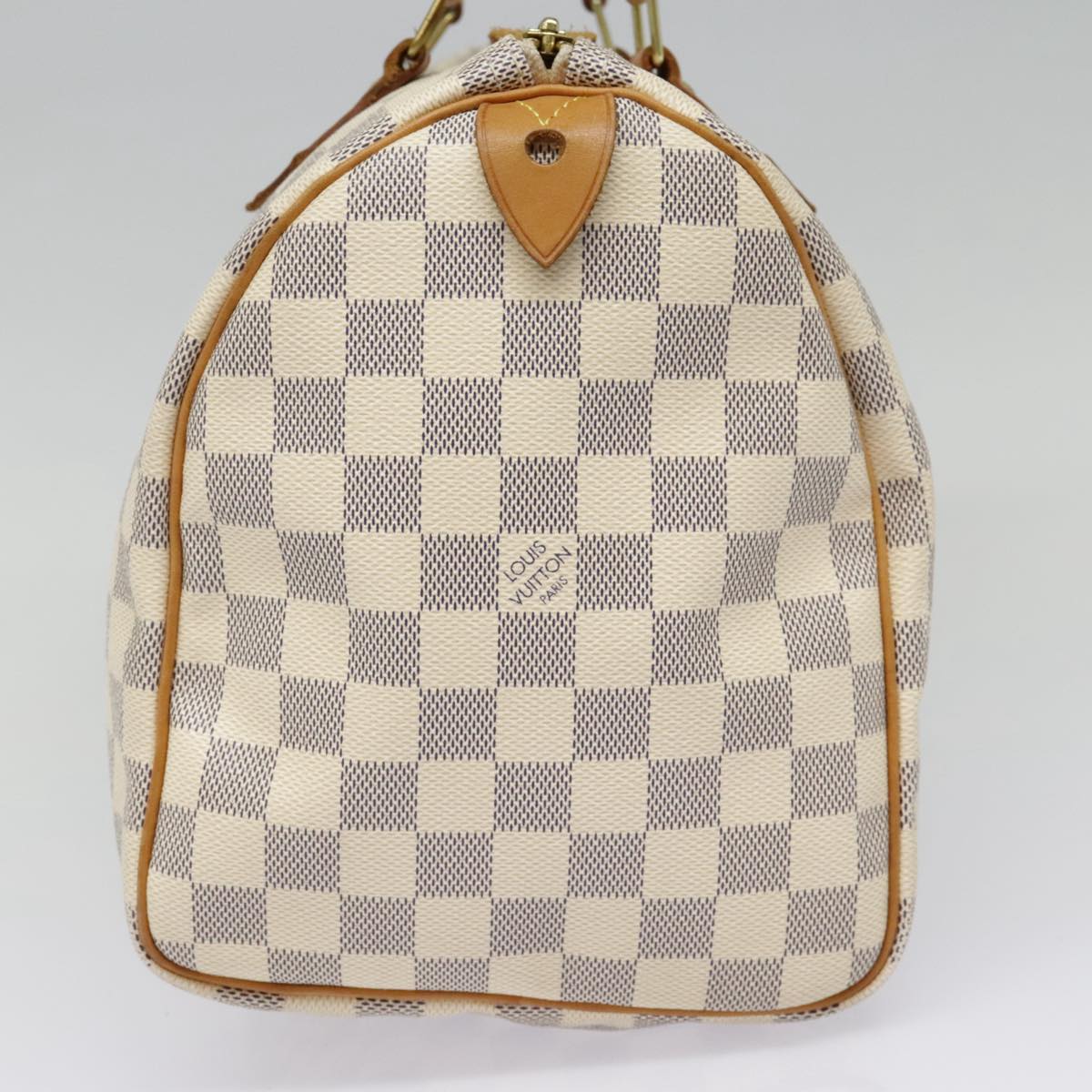 LOUIS VUITTON Damier Azur Speedy 30 Hand Bag N41533 LV Auth 92440