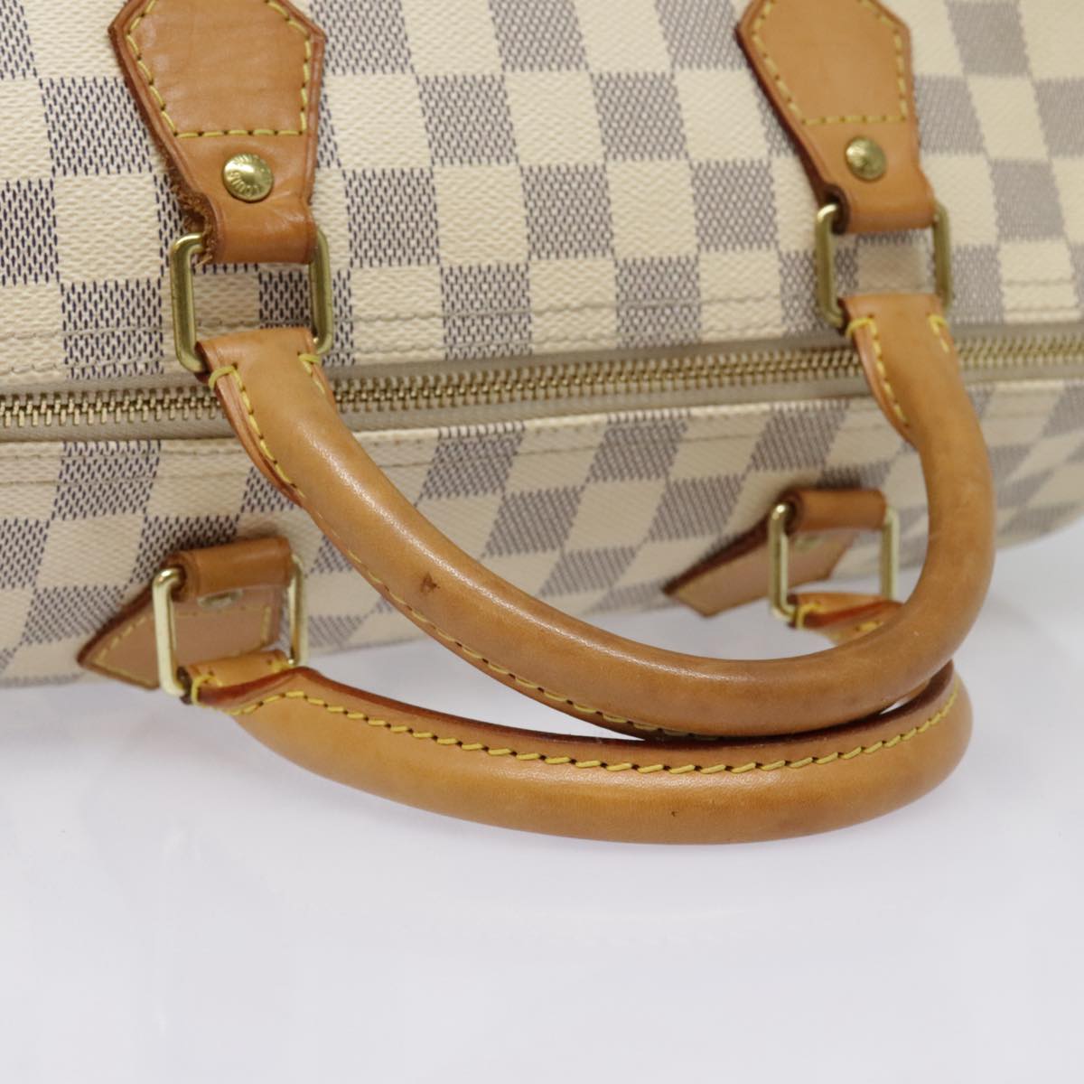 LOUIS VUITTON Damier Azur Speedy 30 Hand Bag N41533 LV Auth 92440