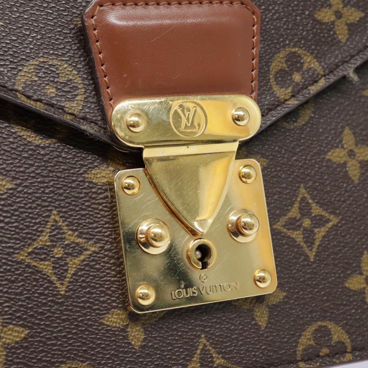 LOUIS VUITTON Monogram Concorde Hand Bag M51190 LV Auth 92465