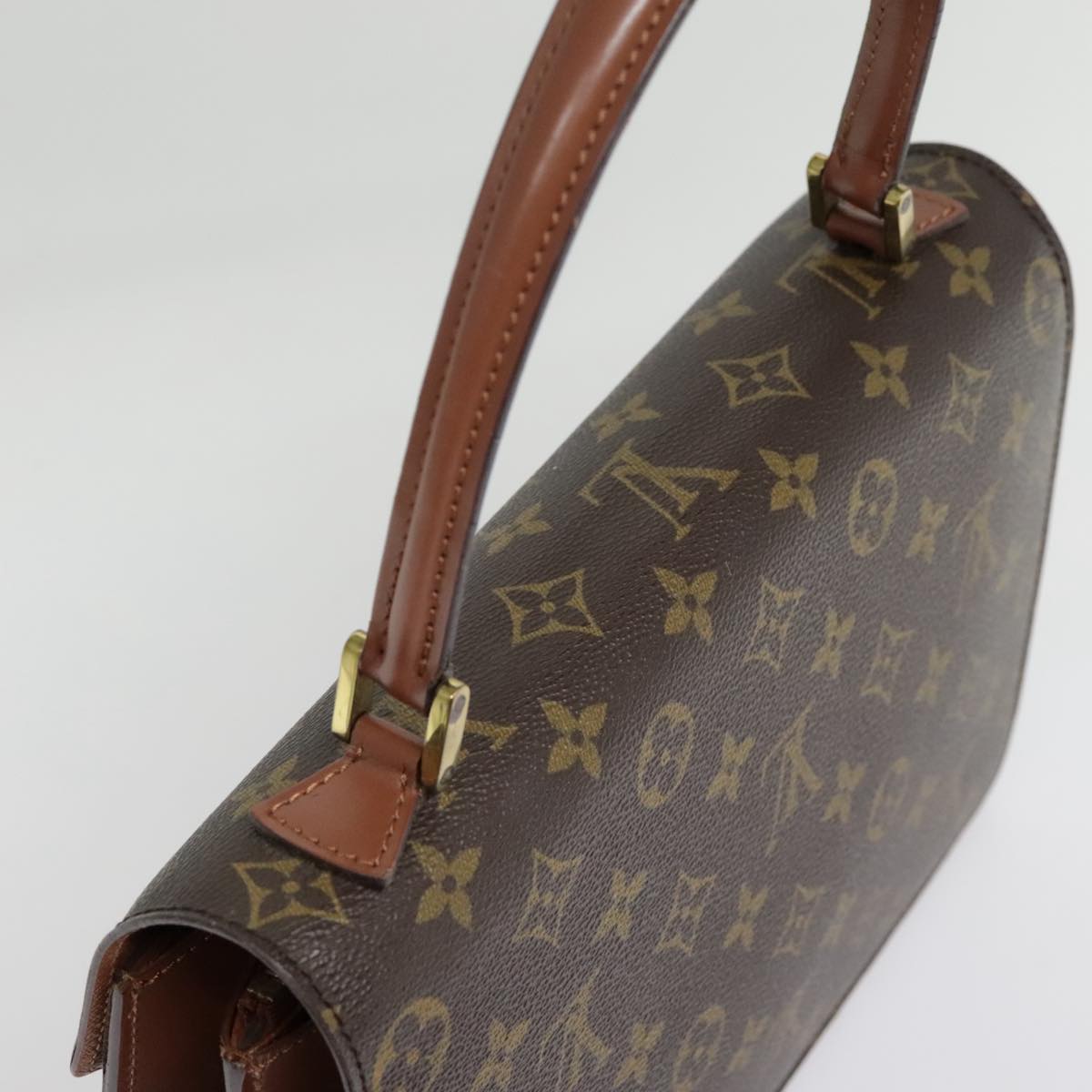 LOUIS VUITTON Monogram Concorde Hand Bag M51190 LV Auth 92465