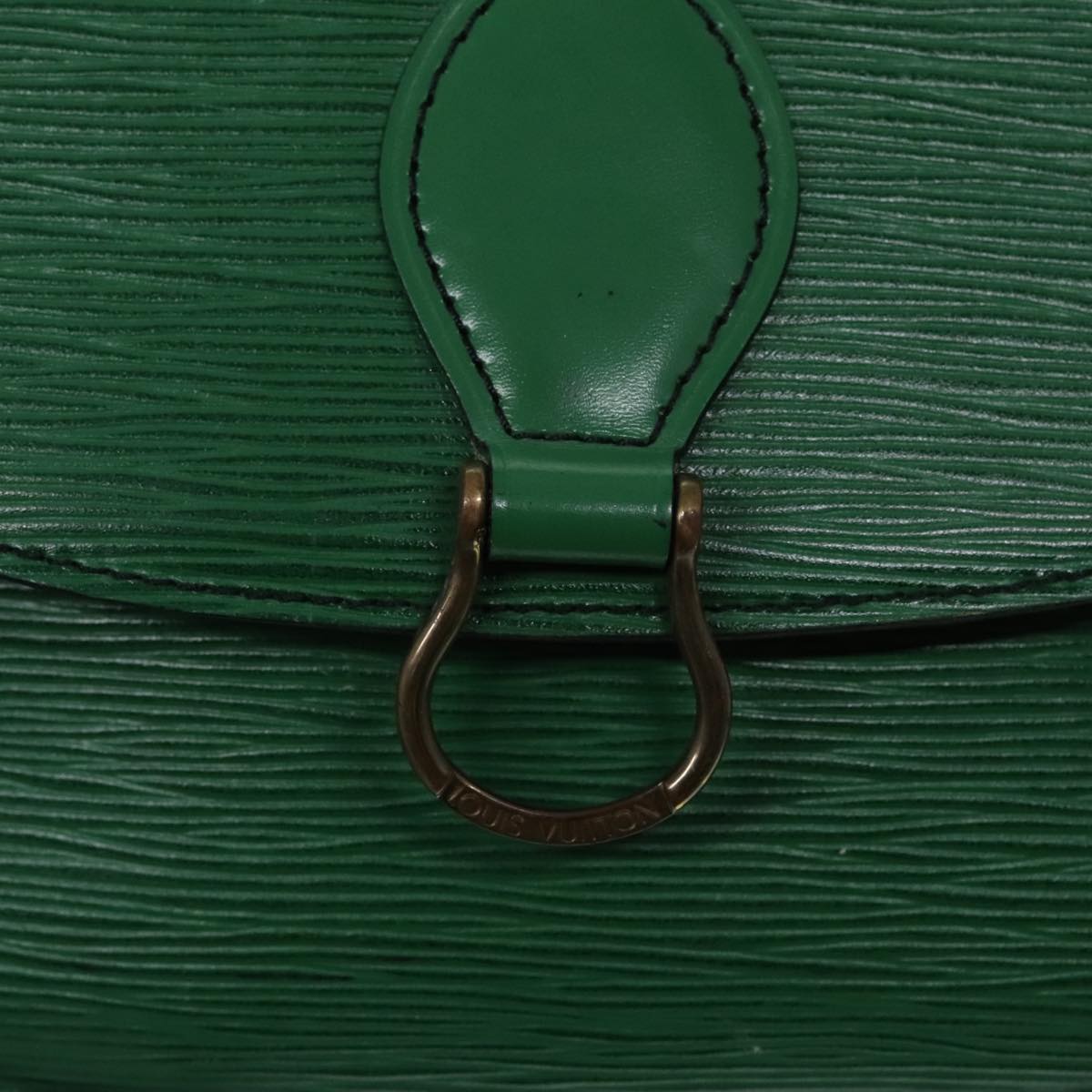 LOUIS VUITTON Epi Saint Cloud GM Shoulder Bag Green M52194 LV Auth 92485