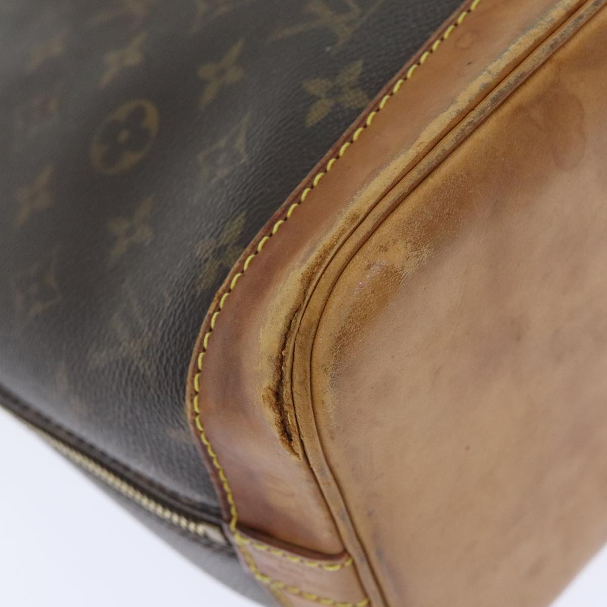 LOUIS VUITTON Monogram Alma Hand Bag M51130 LV Auth 92507