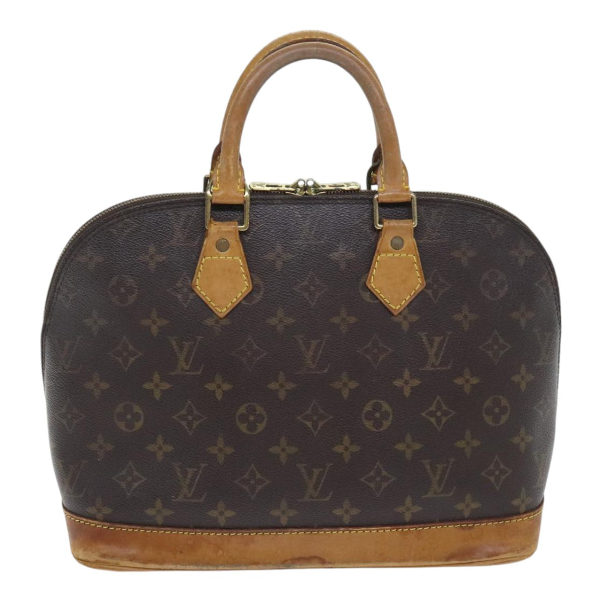 LOUIS VUITTON Monogram Alma Hand Bag M51130 LV Auth 92507