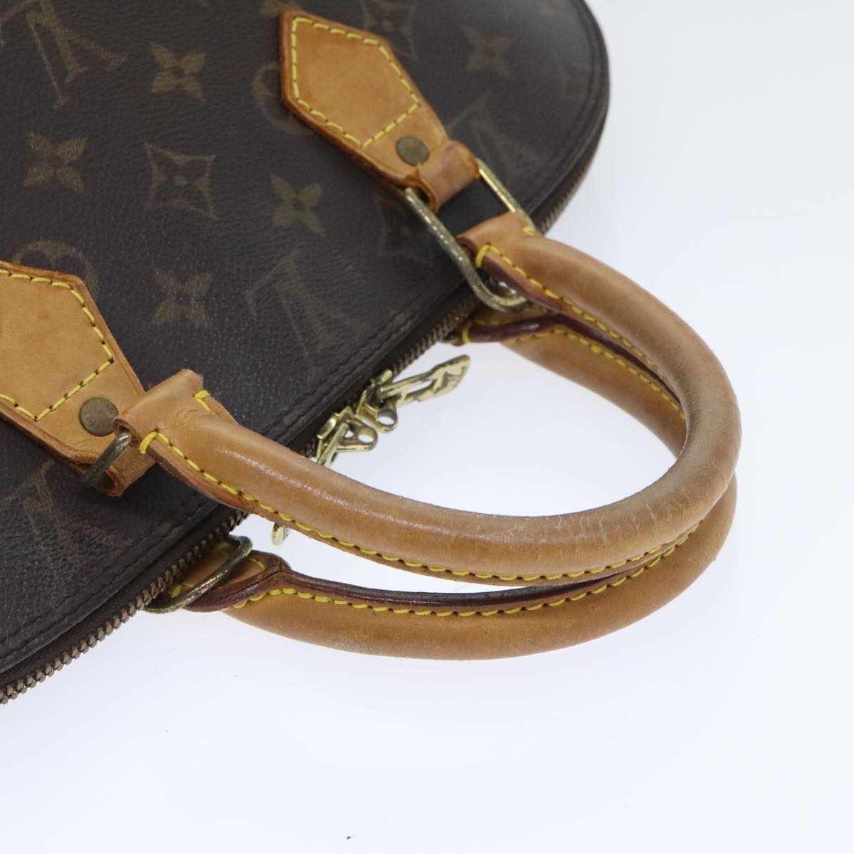 LOUIS VUITTON Monogram Alma Hand Bag M51130 LV Auth 92507