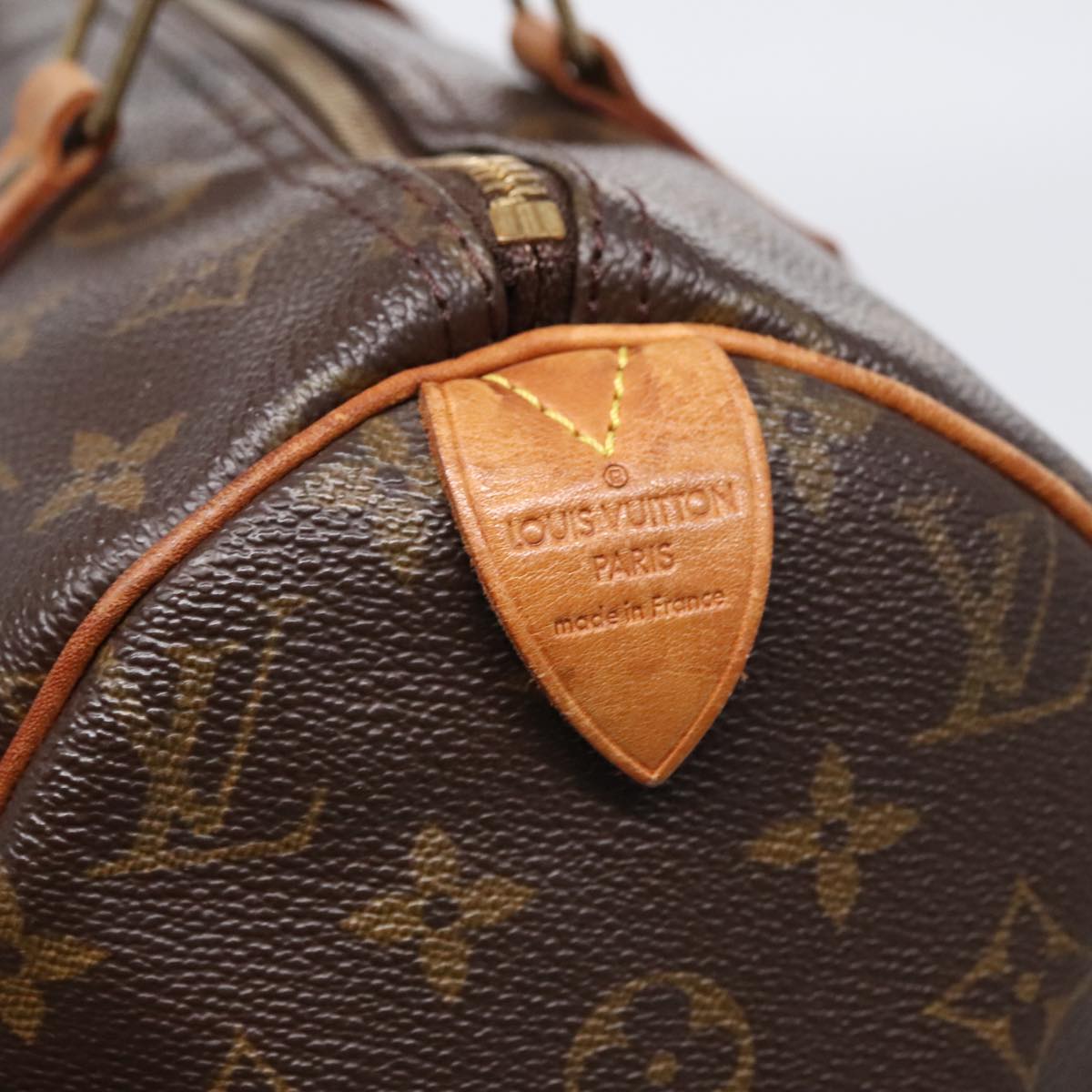 LOUIS VUITTON Monogram Speedy 30 Hand Bag M41526 LV Auth 92520