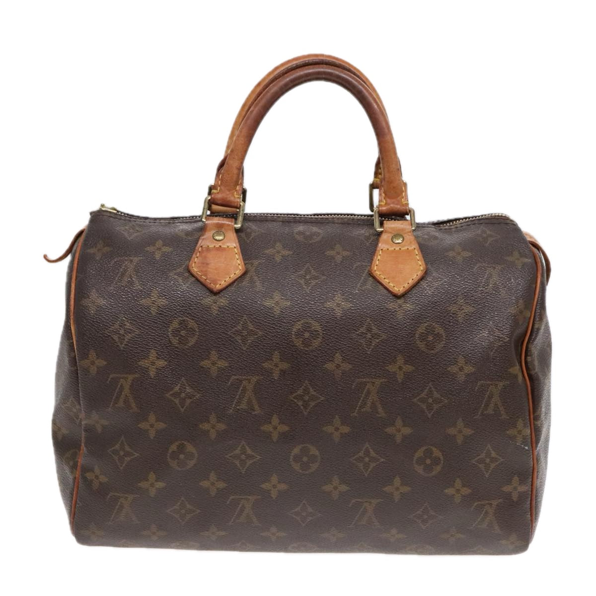 LOUIS VUITTON Monogram Speedy 30 Hand Bag M41526 LV Auth 92520