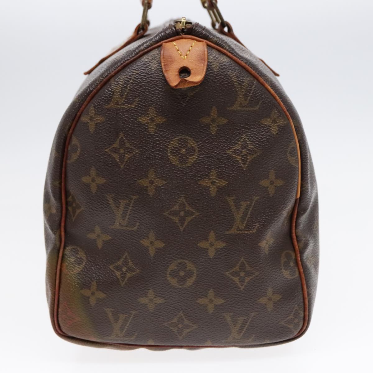 LOUIS VUITTON Monogram Speedy 30 Hand Bag M41526 LV Auth 92520