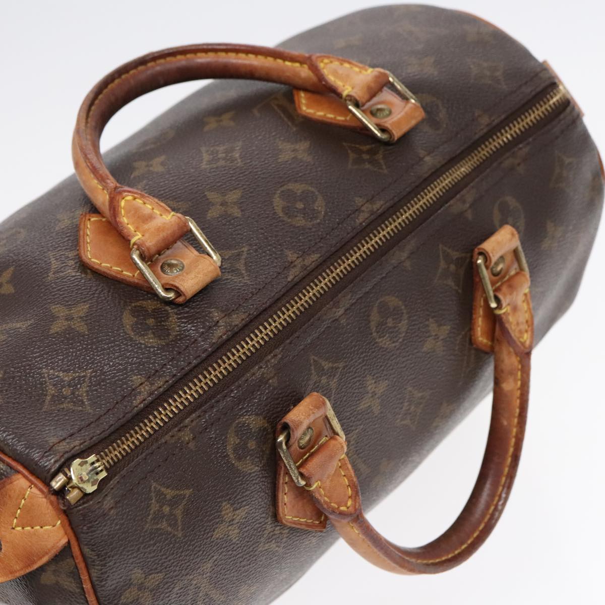 LOUIS VUITTON Monogram Speedy 30 Hand Bag M41526 LV Auth 92520