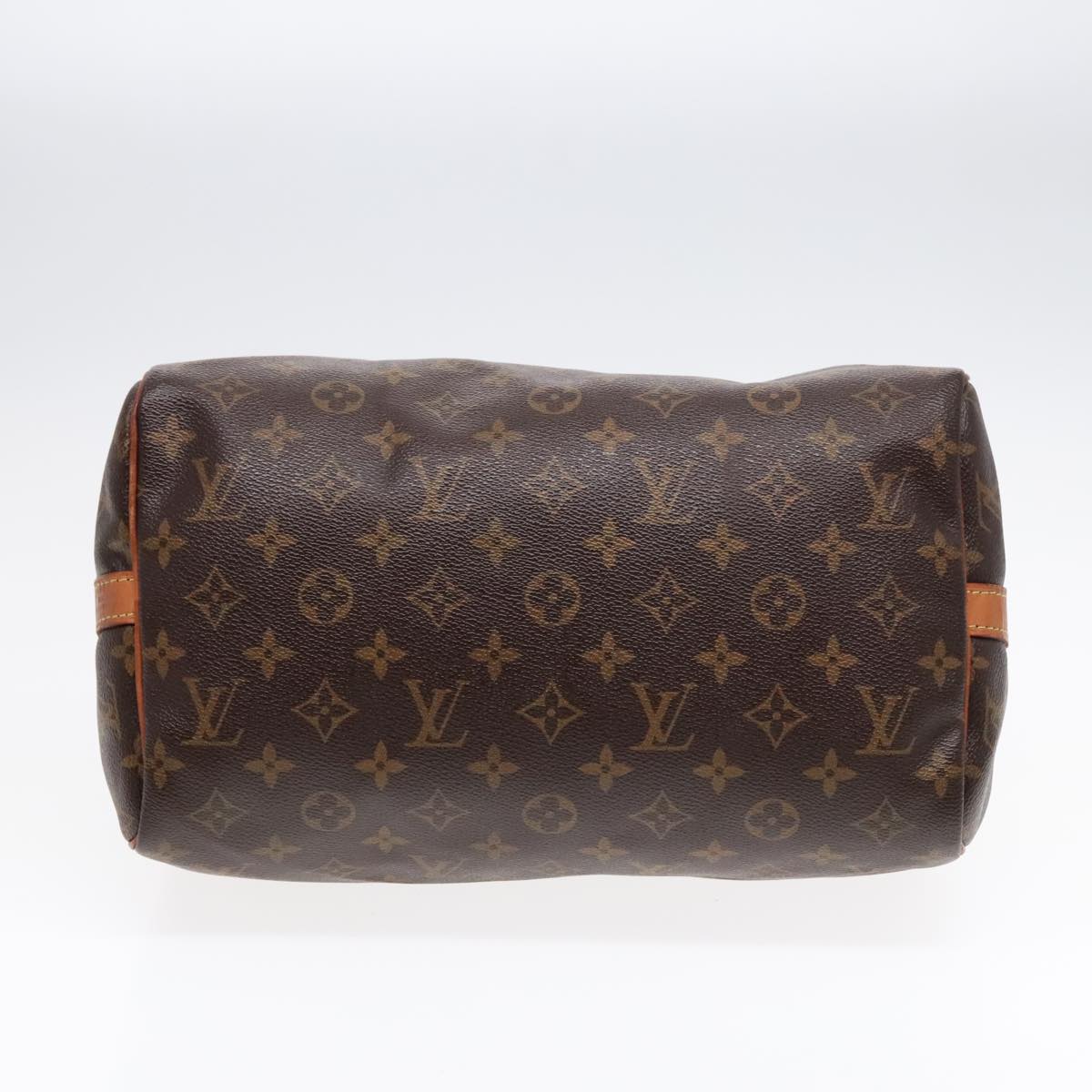 LOUIS VUITTON Monogram Speedy Bandouliere 30 Hand Bag M40391 LV Auth 92522