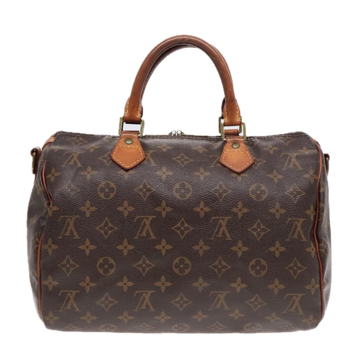 LOUIS VUITTON Monogram Speedy Bandouliere 30 Hand Bag M40391 LV Auth 92522