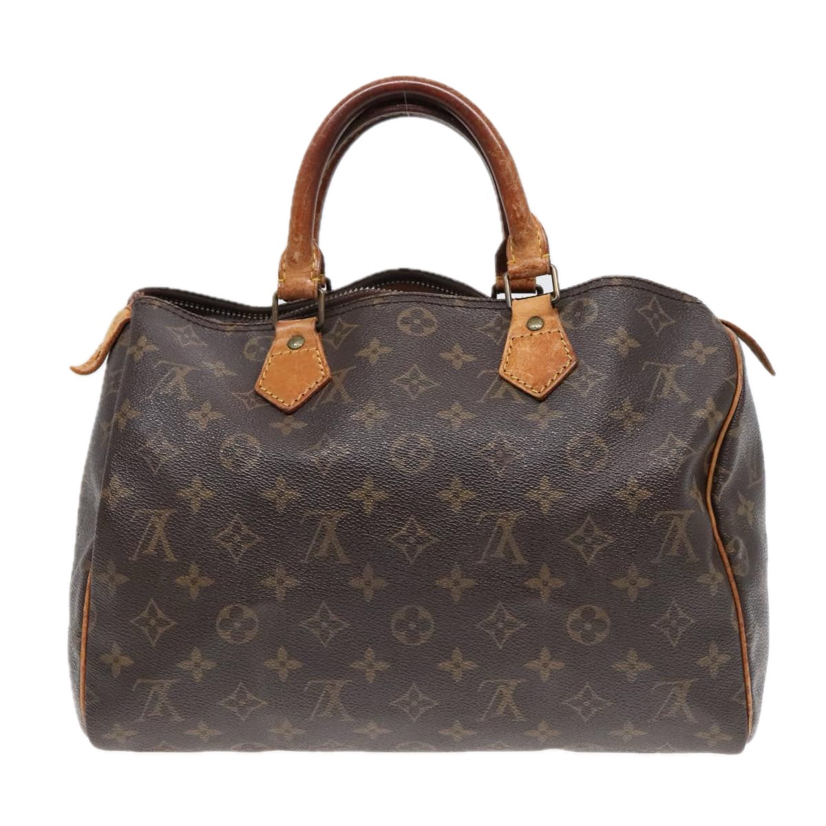 LOUIS VUITTON Monogram Speedy 30 Hand Bag M41526 LV Auth 92525