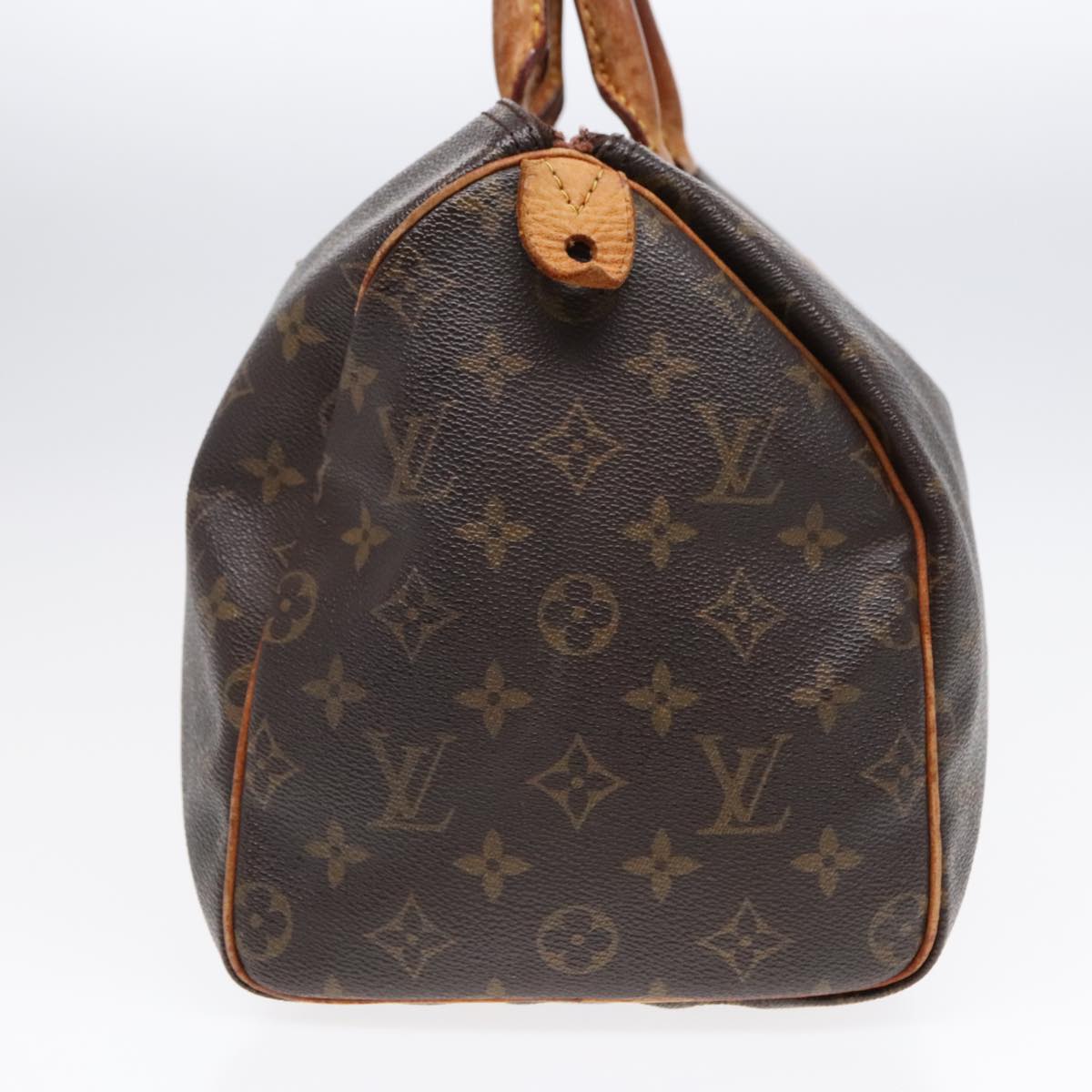 LOUIS VUITTON Monogram Speedy 30 Hand Bag M41526 LV Auth 92525