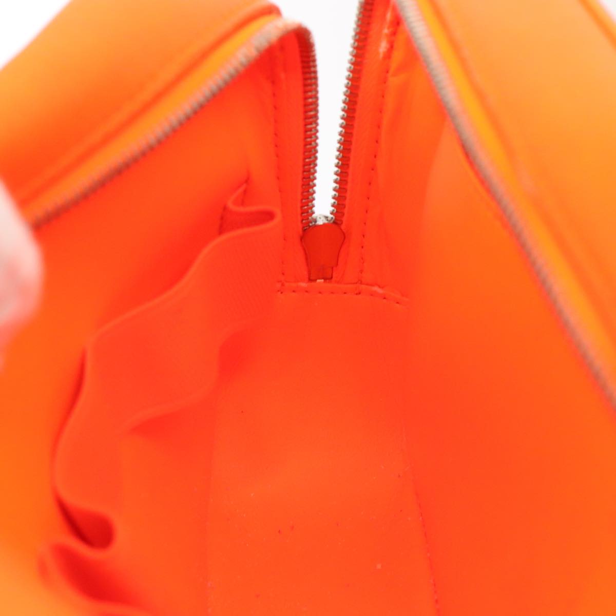 LOUIS VUITTON Damier Infini Trousse Toilette Bag Orange N23348 LV Auth 92529