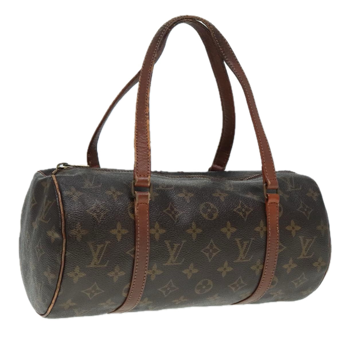 LOUIS VUITTON Monogram Papillon 30 Hand Bag M51385 LV Auth 92548