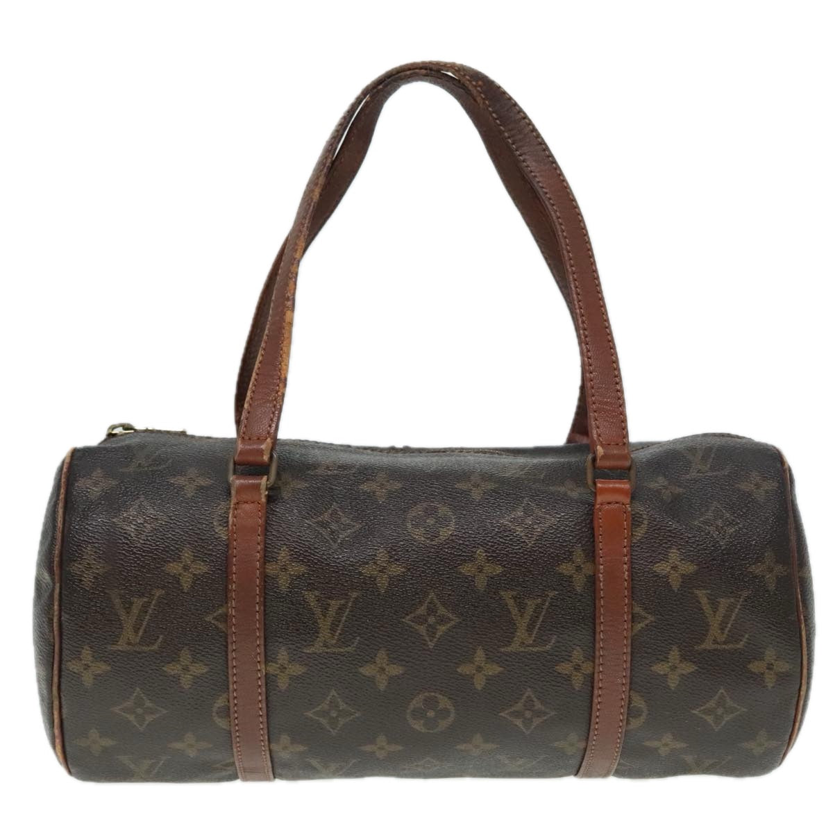 LOUIS VUITTON Monogram Papillon 30 Hand Bag M51385 LV Auth 92548