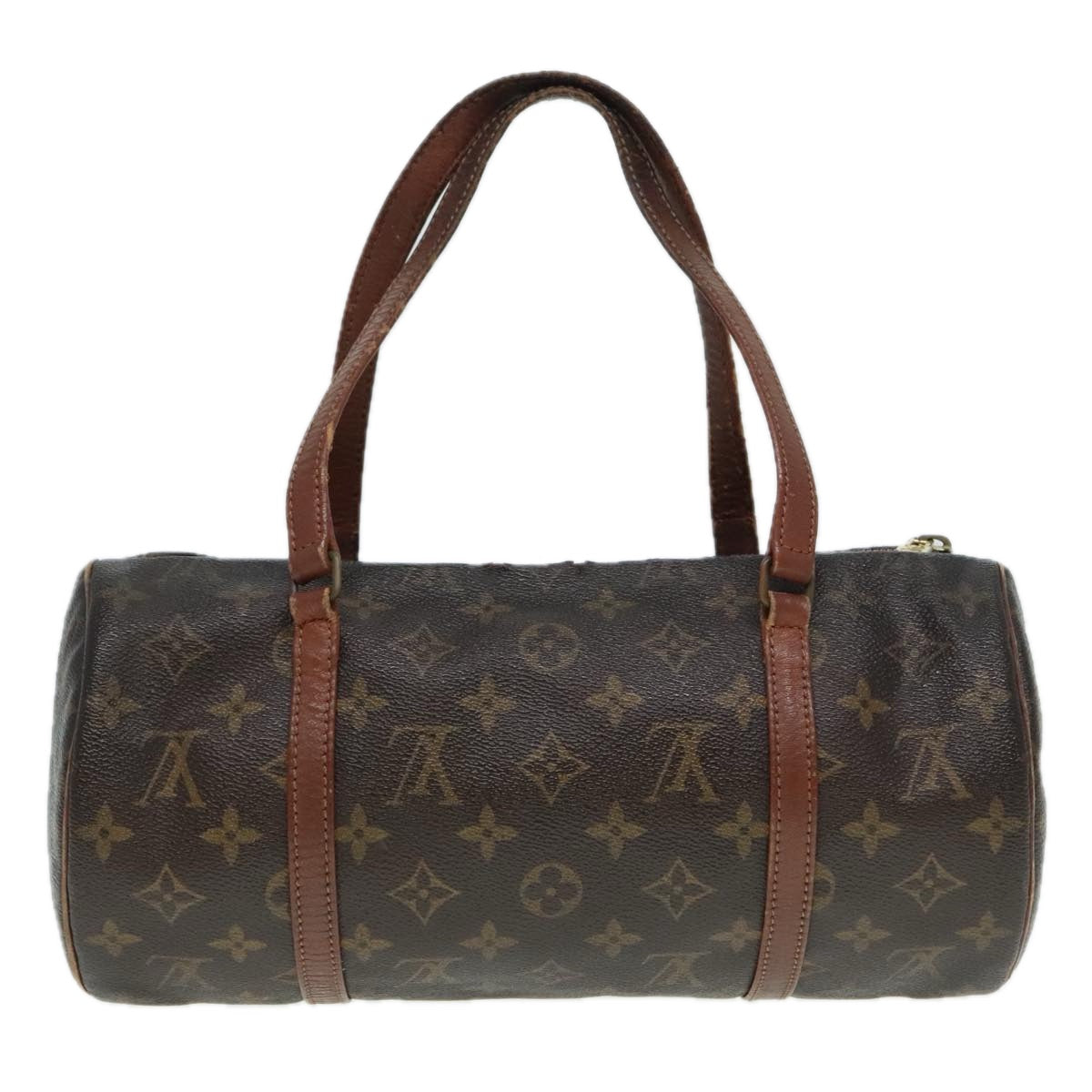 LOUIS VUITTON Monogram Papillon 30 Hand Bag M51385 LV Auth 92548