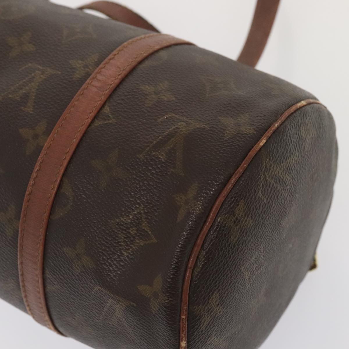 LOUIS VUITTON Monogram Papillon 30 Hand Bag M51385 LV Auth 92549