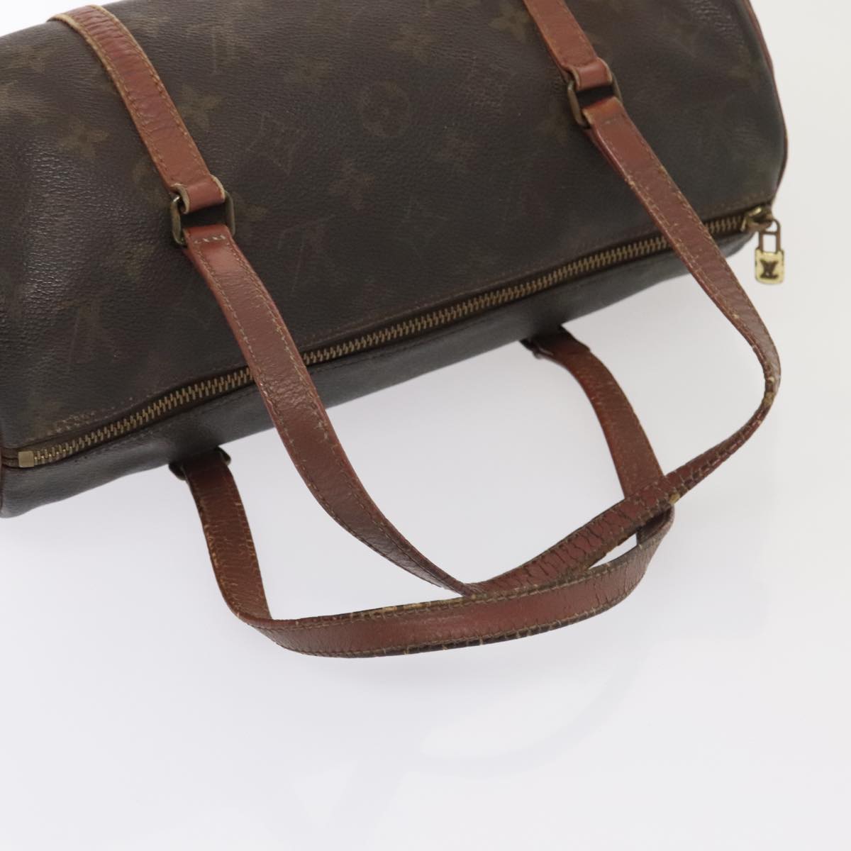 LOUIS VUITTON Monogram Papillon 30 Hand Bag M51385 LV Auth 92549