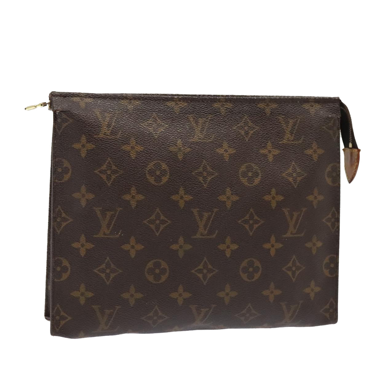 LOUIS VUITTON Monogram Poche Toilette 26 Pouch M47542 LV Auth 92550