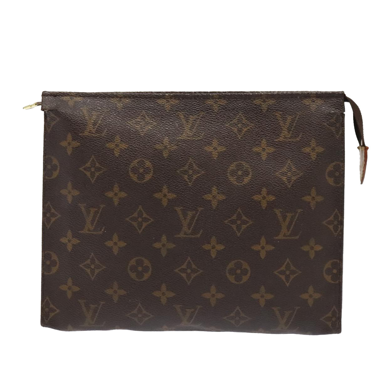 LOUIS VUITTON Monogram Poche Toilette 26 Pouch M47542 LV Auth 92550