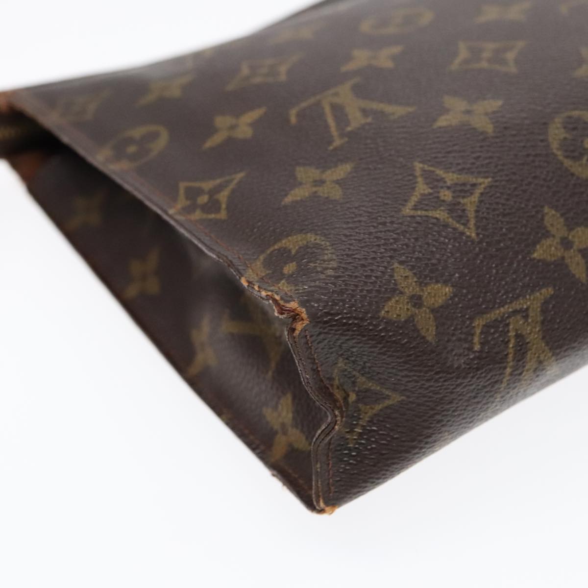 LOUIS VUITTON Monogram Poche Toilette 26 Pouch M47542 LV Auth 92551