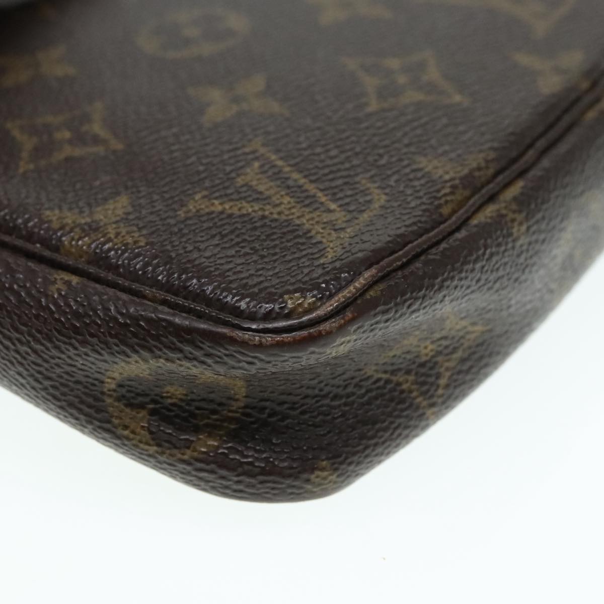 LOUIS VUITTON Monogram Pochette Accessoires Pouch M51980 LV Auth 92572