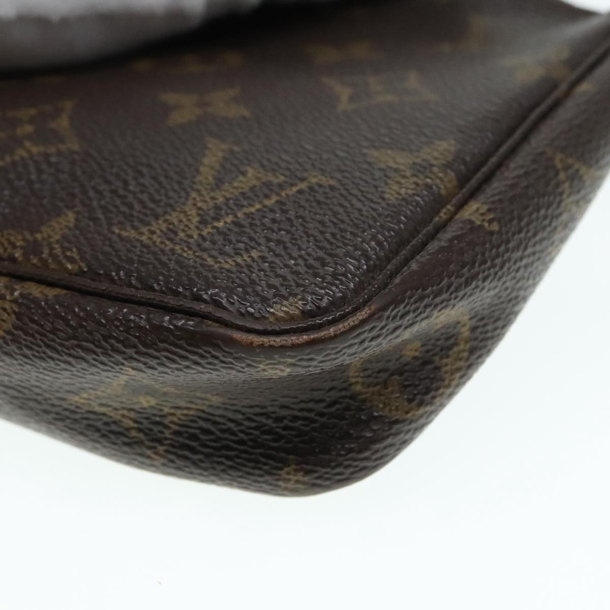 LOUIS VUITTON Monogram Pochette Accessoires Pouch M51980 LV Auth 92572