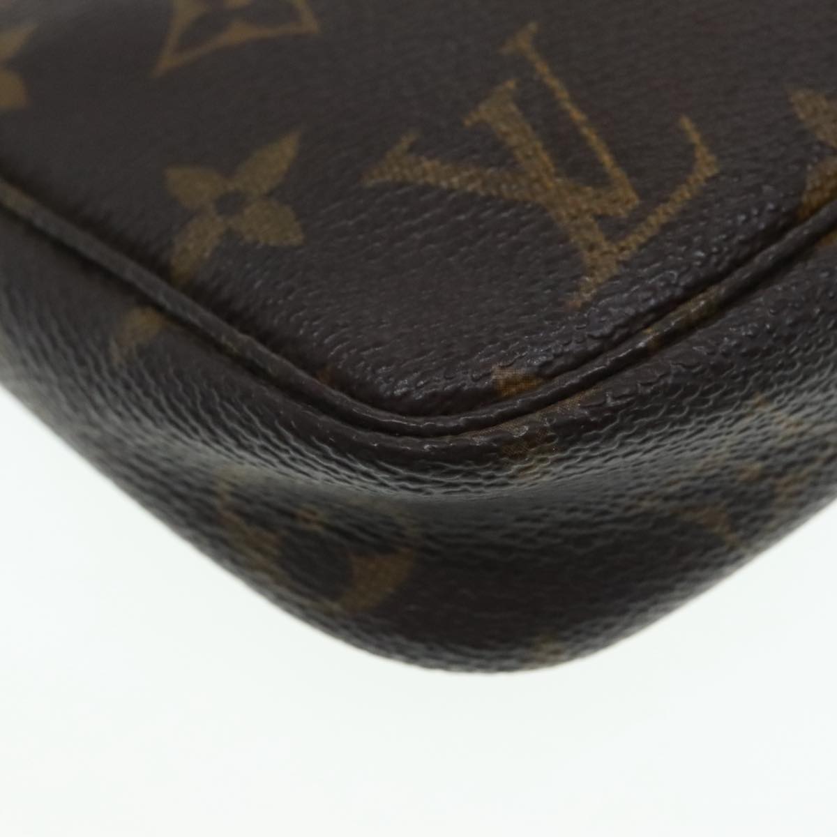 LOUIS VUITTON Monogram Pochette Accessoires Pouch M51980 LV Auth 92573